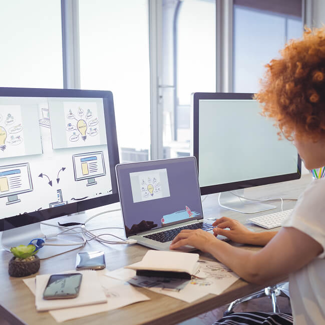 Woman builds custom forms